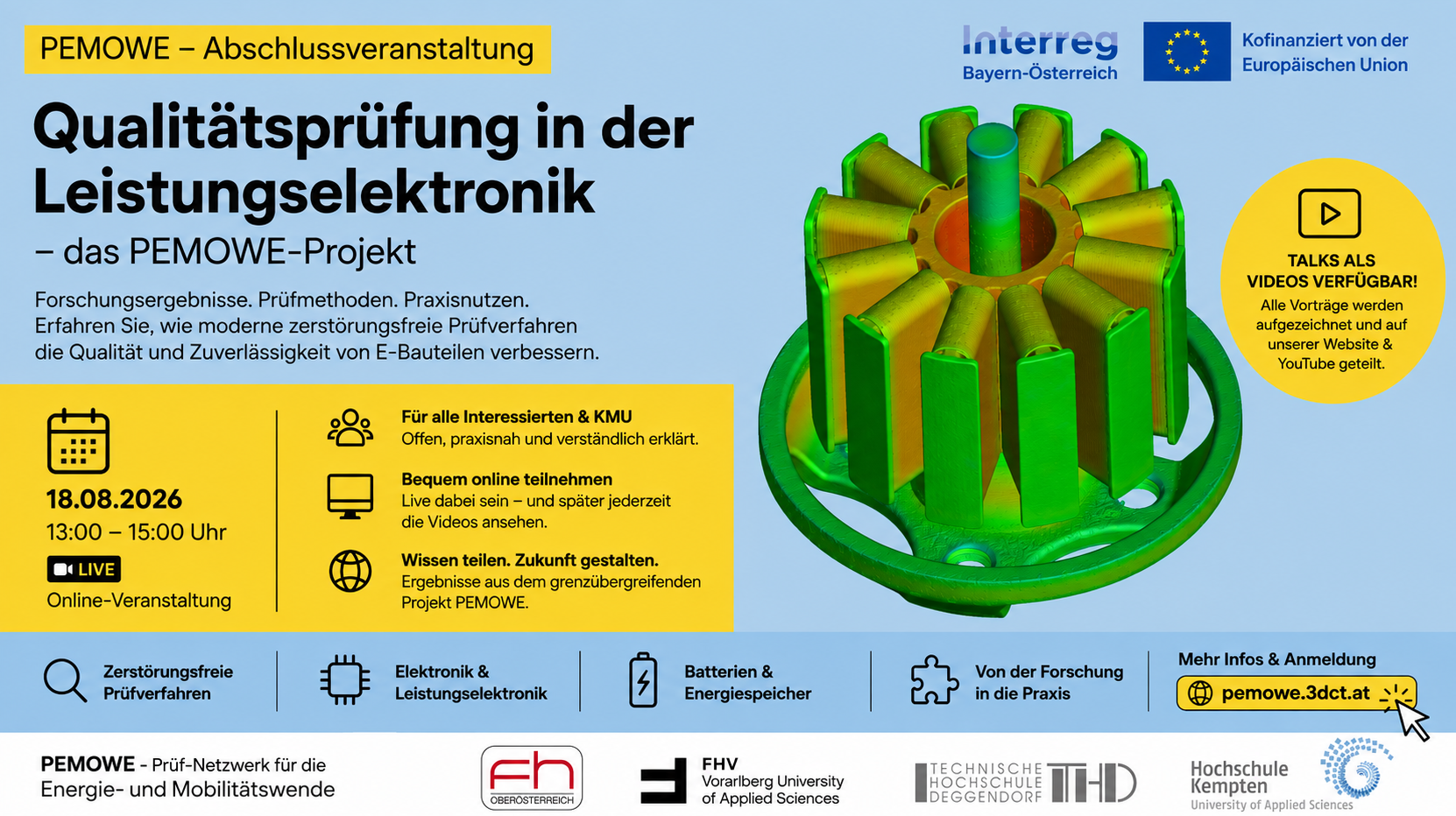 Flyer: PEMOWE - Abschlussveranstaltung