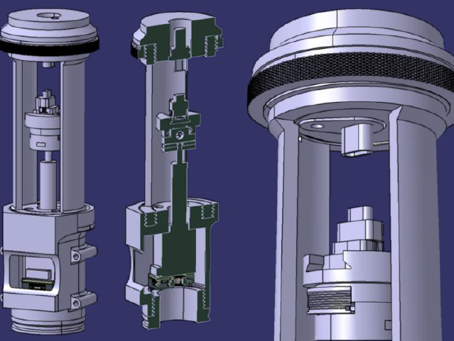 CAD-Modell des erweiterbaren und flexiblen Messtechnik-Aufbaus